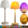 Mushroom Table Lamp with Water Ripple Projection